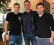 Octavian Grozea (centru), alături de Sepsi (stânga) și Cătălin Munteanu (dreapta)