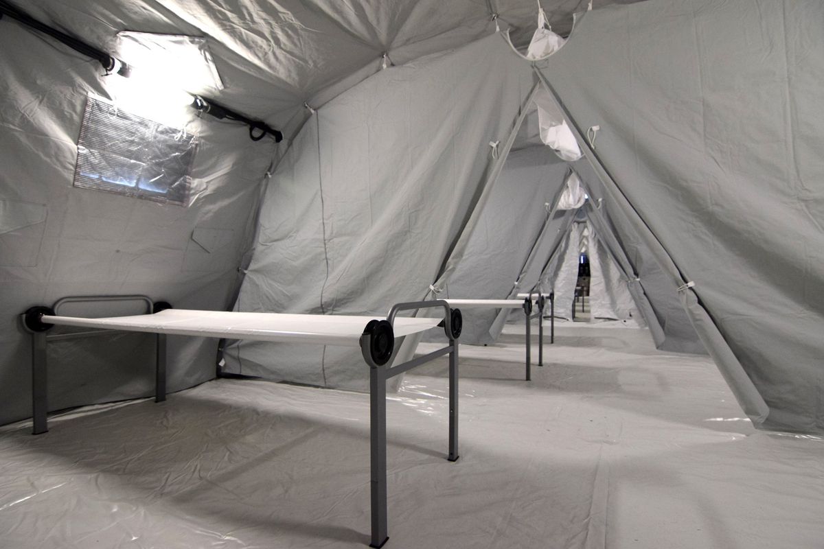 VIDEO Armata a intrat pe stadion la Constanța » Arena, transformată de urgență în spital modular pentru COVID-19