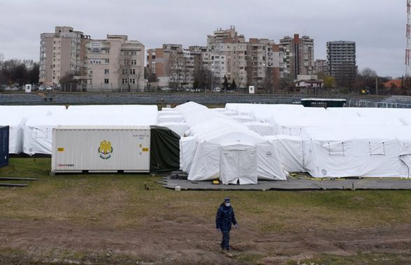 VIDEO Armata a intrat pe stadion la Constanța » Arena, transformată de urgență în spital modular pentru COVID-19