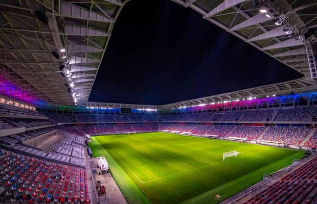 Ultimul retuș la arena din Ghencea » Imagine strălucitoare pentru steliști