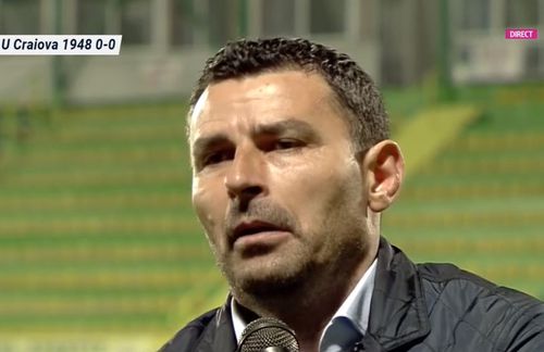 CS Mioveni și FC U Craiova au remizat, scor 0-0, în primul meci al play-off-ului din Liga 2. Eugen Trică, antrenorul oltenilor, laudă defensiva gazdelor @Captură Digi Sport