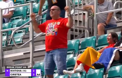 Reacție grotescă în timpul meciului Soranei Cîrstea » A fost amenințat cu excluderea din arenă