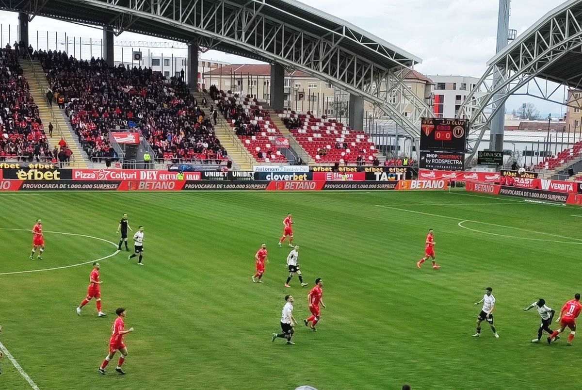 UTA - U Cluj, în etapa #2 din play-out