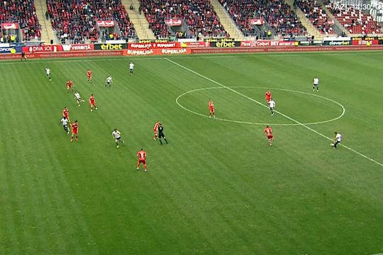Ofsaidul în care se afla Ze Gomes/ foto: captură Orange Sport