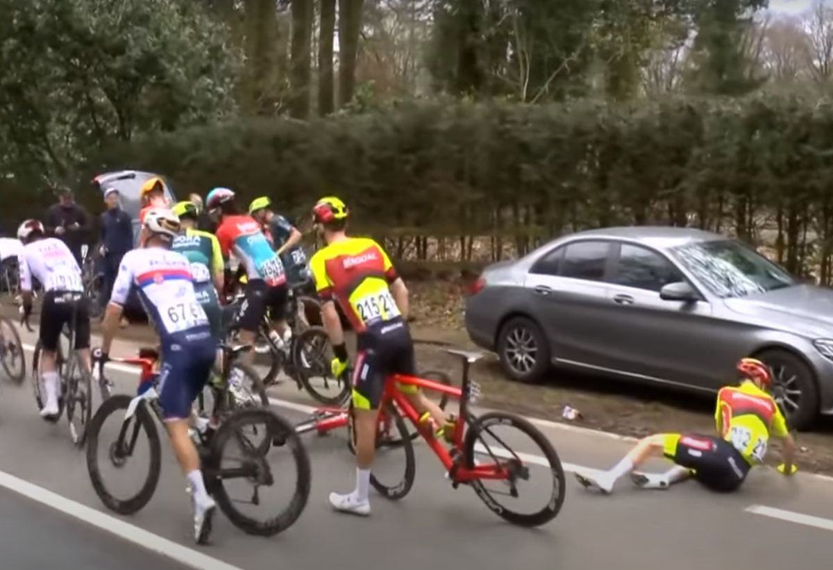 Accident grav în Turul Flandrei