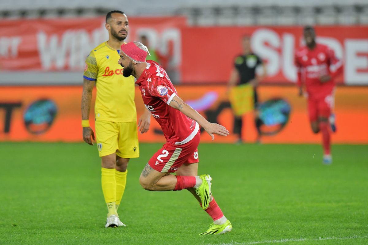 Dinamo a ratat victoria în minutul 90+13. Gicu Grozav, gol dintr-un penalty controversat dictat de Feșnic + clasamentul