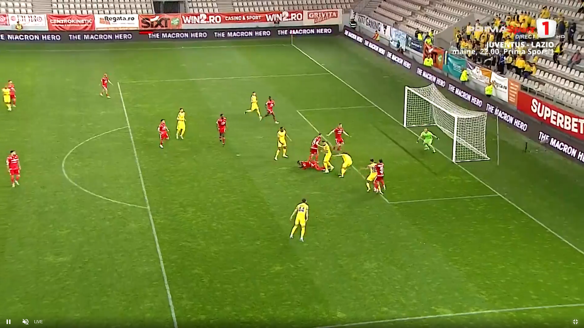 Fază controversată în Dinamo - Petrolul