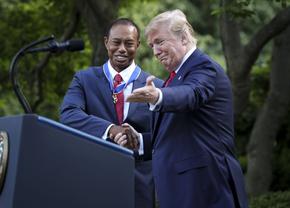 Donald Trump, fericit pentru relația dintre Tiger Woods și fosta lui noră » Președintele SUA a dezvăluit motivul despărțirii dintre Vanessa Trump și fiul său