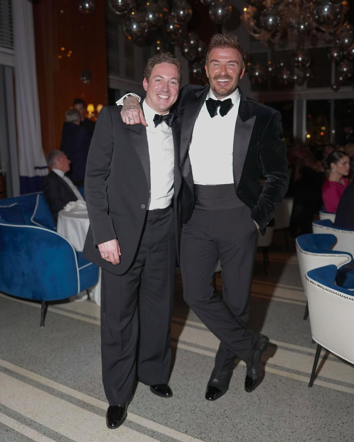 Singura româncă prezentă la petrecerea de 50 de ani a lui David Beckham + Cum și-a făcut apariția Leo Messi