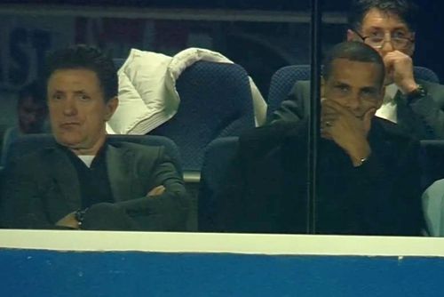 Rivaldo, în lojă, alături de Gică Popescu