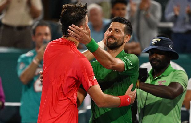 Organizatorii turneului de la Miami au dezvăluit ce i-a spus Mensik lui Djokovic, după ce l-a bătut în finală