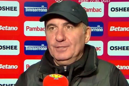 Gică Hagi după Farul - Unirea Alba Iulia