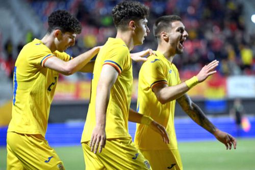 Mihnea Rădulescu a marcat pentru naționala U20 contra Turciei, la 3-1. Foto: frf.ro