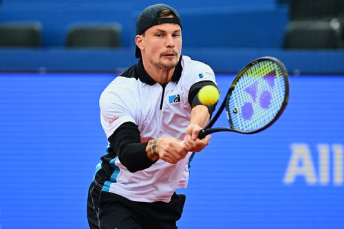 Maton Fucsovics în acțiune FOTO Raed Krishan/Țiriac Open