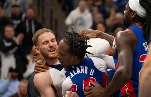 5 suspendări acordate de NBA după încăierarea de la Minnesota Timberwolves – Detroit Pistons