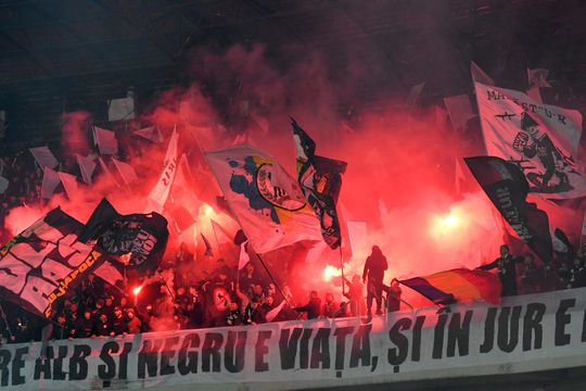 Galeria lui U Cluj la derby-ul local cu CFR. Foto: Imago Images