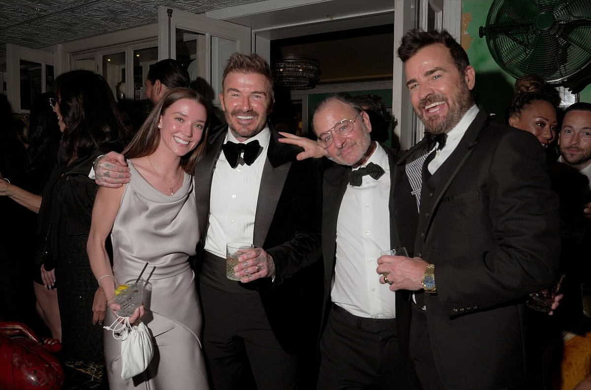 Singura româncă prezentă la petrecerea de 50 de ani a lui David Beckham + Cum și-a făcut apariția Leo Messi