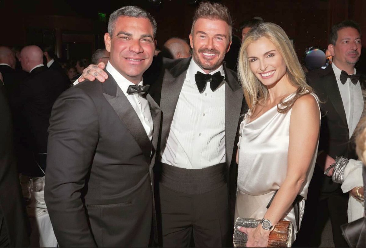 Singura româncă prezentă la petrecerea de 50 de ani a lui David Beckham + Cum și-a făcut apariția Leo Messi