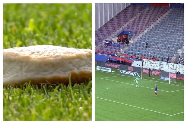 „Vrem să fim primii care scapă de BOALĂ!” » Proteste nemaivăzute într-un campionat european de top: peluze goale, meciuri întrerupte, prăjituri aruncate pe gazon