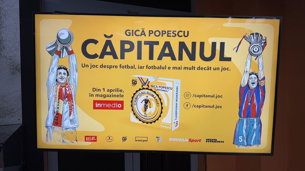 Muzeul Fotbalului - lansare joc „Căpitanul” - Gică Popescu