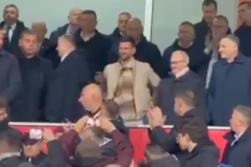 Novak Djokovic, în timpul meciului Bosnia - Italia