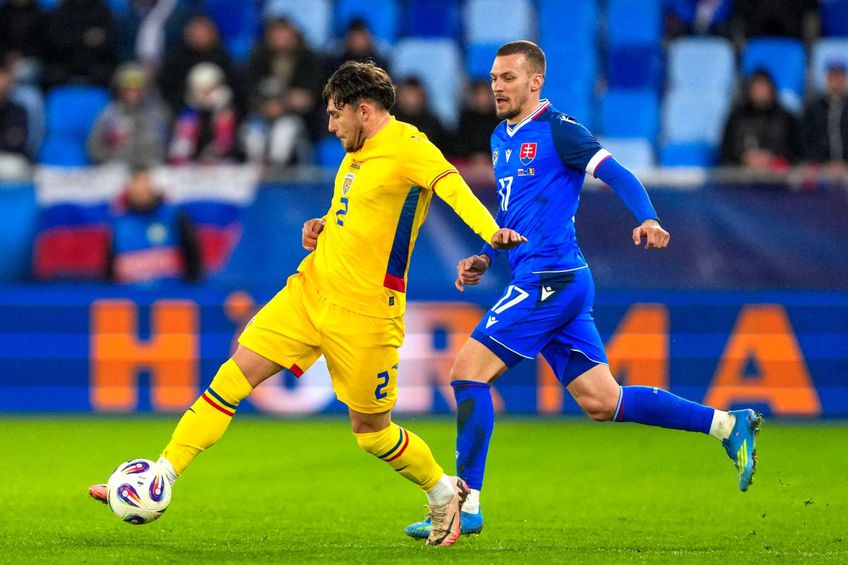 Andrei Rațiu, în Slovacia - România // foto: Getty Images