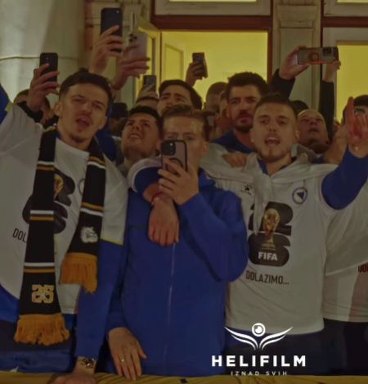 100.000 de oameni în stradă la Sarajevo! Imagini senzaționale, după calificarea la Campionatul Mondial