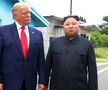 Kim Jong Un , alături de Donald Trump, la o întâlnire petrecută în 2019. foto: Guliver/Getty Images