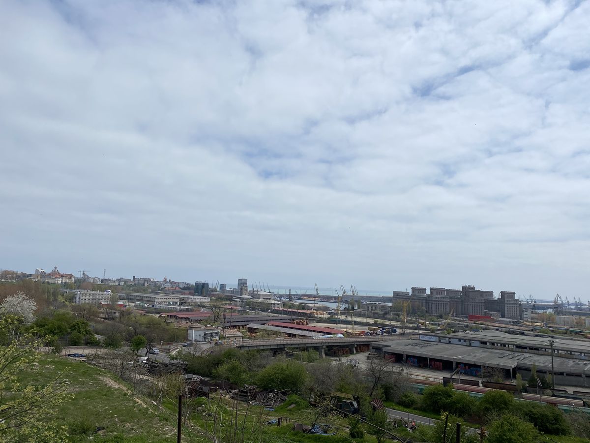 Fostul stadion „8 mai” din Constanța - Depozit de cherestea în 2021