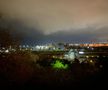 Vedere nocturnă fostul stadion „8 mai” - Depozit de cherestea în 2021 FOTO Răzvan Butcaru