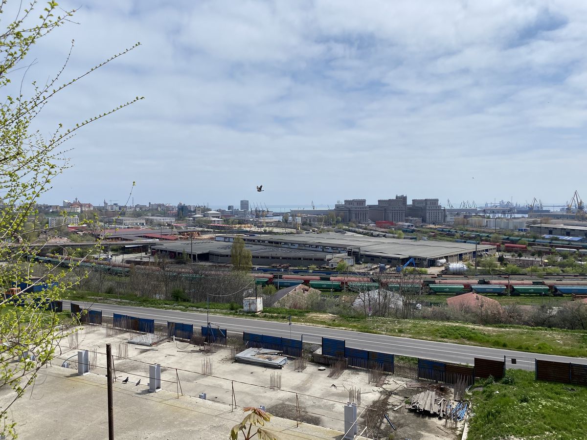 Fostul stadion „8 mai” din Constanța - Depozit de cherestea în 2021