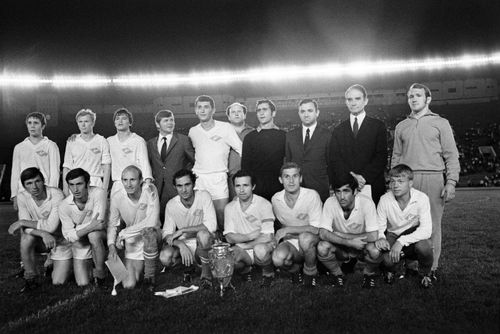 Echipa lui Spartak Moscova care a câștigat campionatul în URSS în 1971