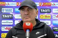 Gică Hagi, iritat după eșecul cu CFR Cluj: „Voi nu înțelegeți?! N-am cum să fiu favorit”
