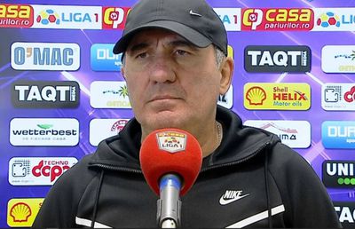 Gică Hagi, iritat după eșecul cu CFR Cluj: „Voi nu înțelegeți?! N-am cum să fiu favorit”