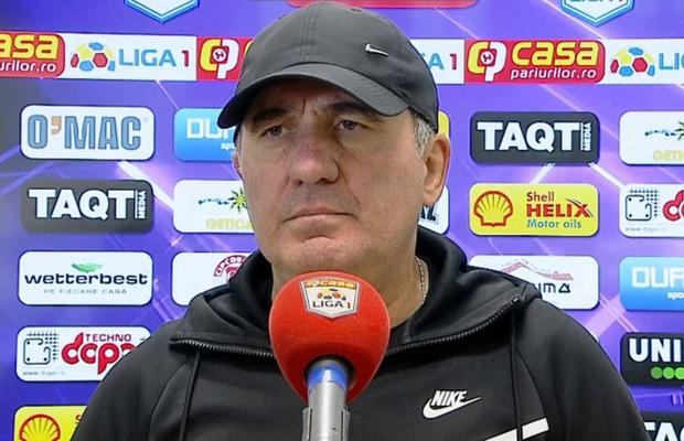 Gică Hagi, iritat după eșecul cu CFR Cluj: „Voi nu înțelegeți?! N-am cum să fiu favorit”