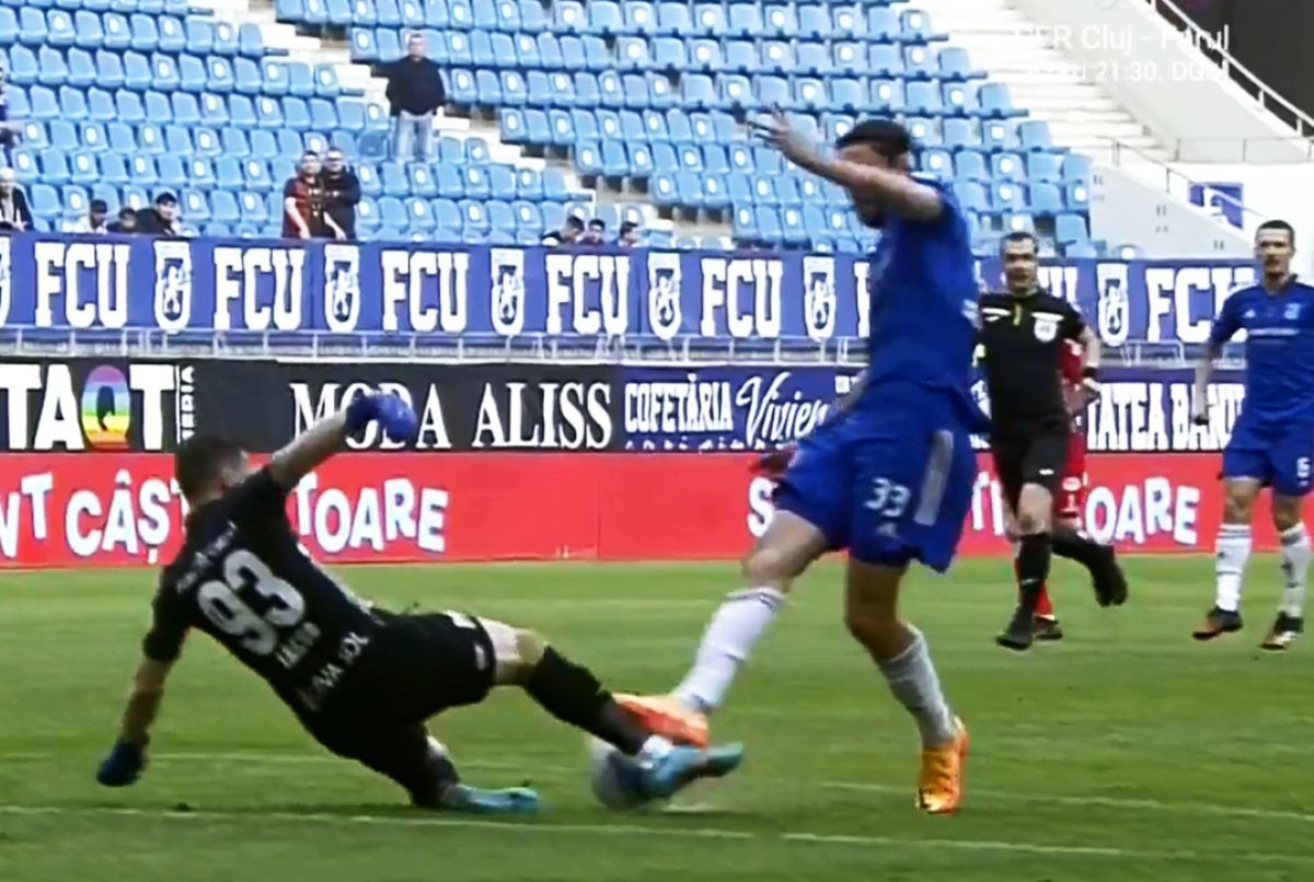 FCU Craiova - UTA, fault Bauza asupra lui Balauru