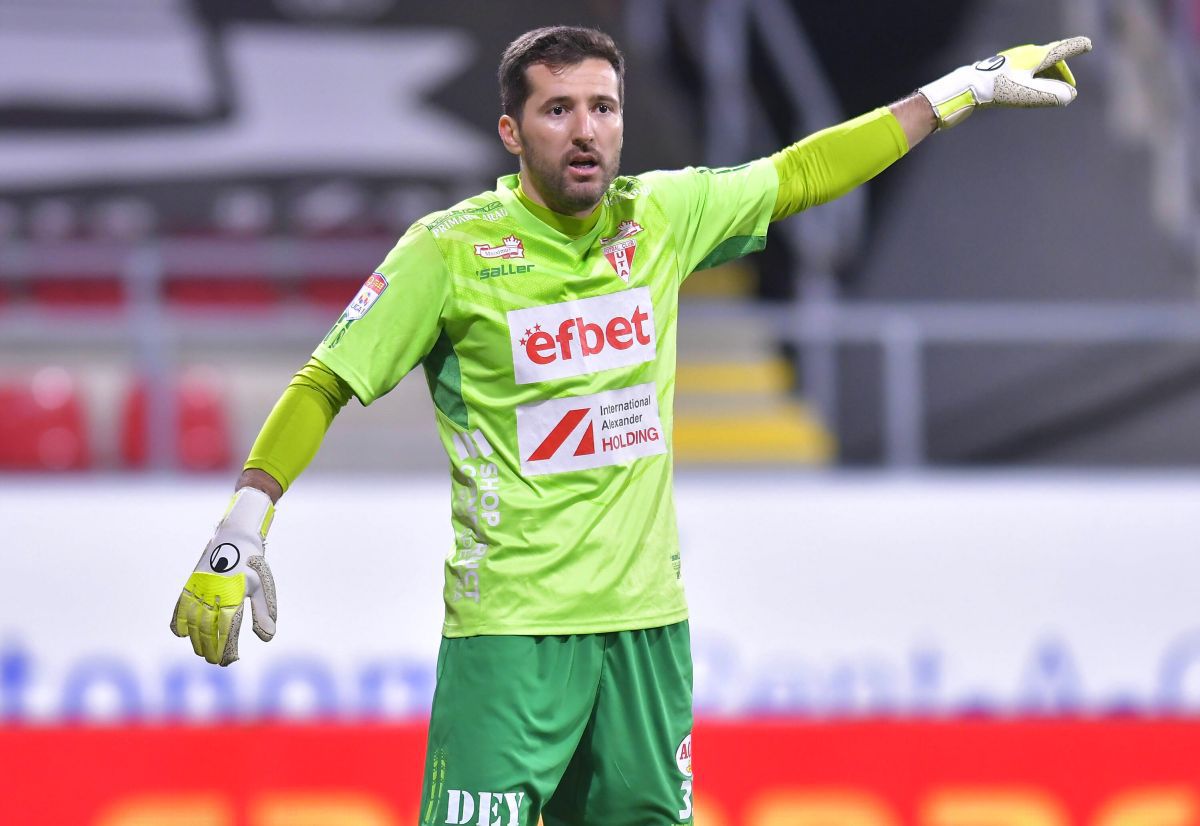 Portarul lui UTA, vehement după eșecul cu FCU Craiova: „Viciere de rezultat! Arbitrul trebuia să fie la mici și bere”