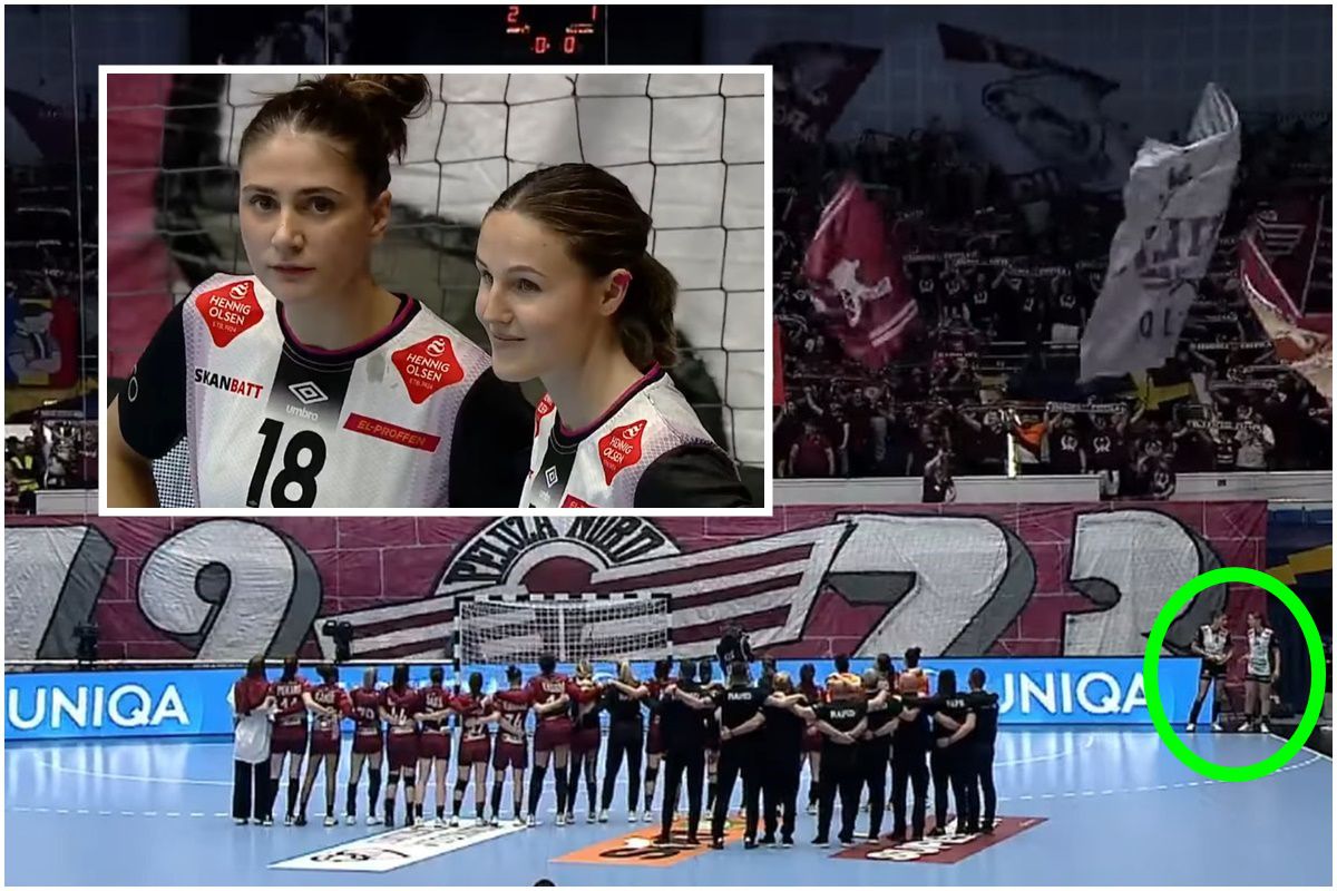 Imaginea sezonului în handbalul european » Adversarele de la Vipers au rămas în Polivalentă și au privit fascinate galeria Rapidului