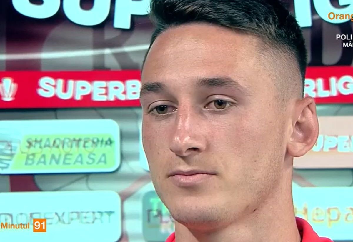 A izbucnit în lacrimi imediat după eșecul cu Rapid și l-a impresionat pe Viorel Moldovan: „Mi-a plăcut foarte mult. Bravo, copile! Nu știu de ce plângea”