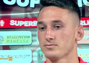 A izbucnit în lacrimi imediat după eșecul cu Rapid și l-a impresionat pe Viorel Moldovan: „Mi-a plăcut foarte mult. Bravo, copile! Nu știu de ce plângea”