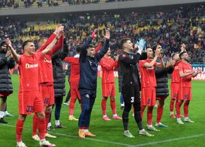 Rezultat perfect pentru FCSB în lupta pentru titlu cu Farul! Cum profită „roș-albaștrii” de egalul dintre CFR și Craiova
