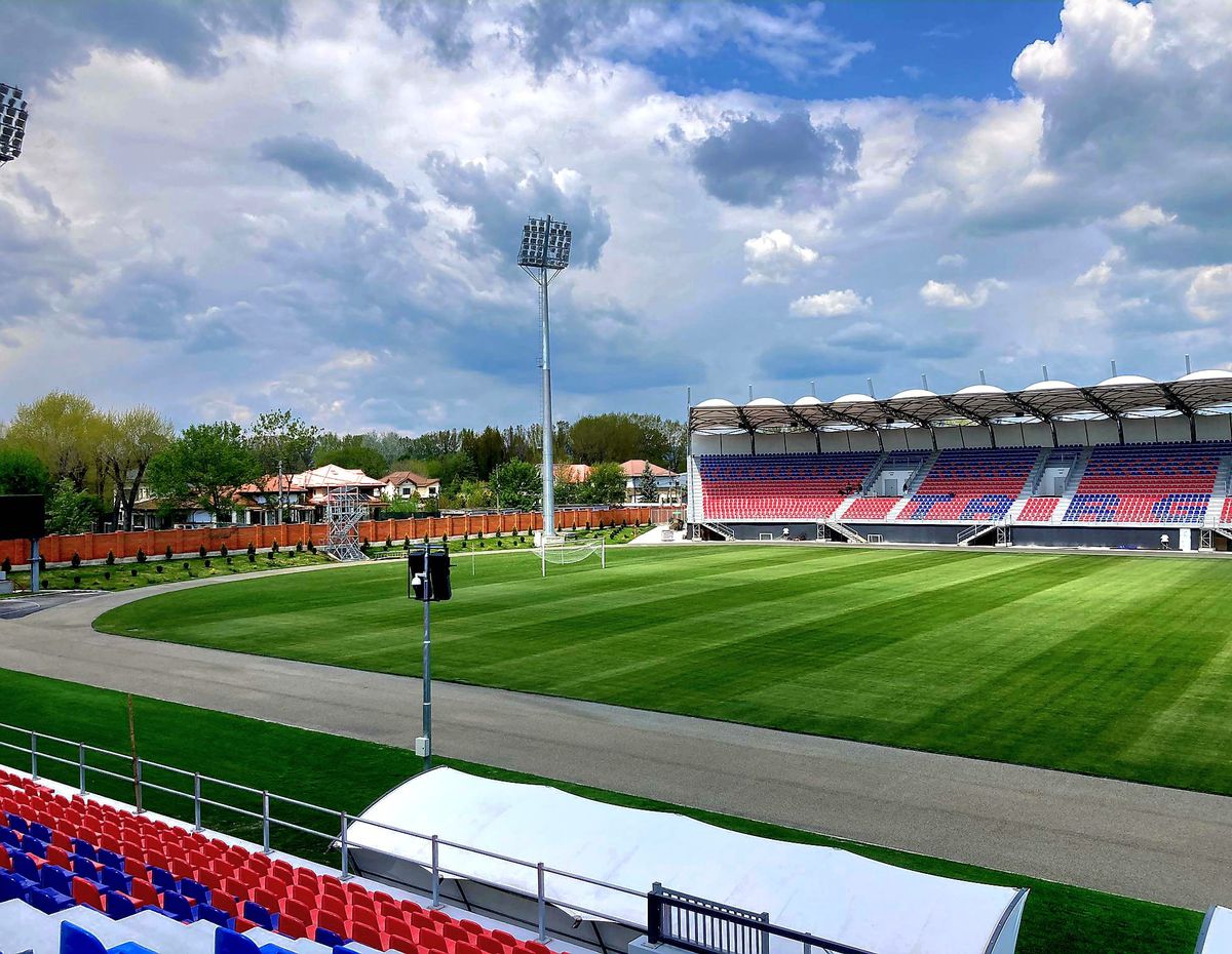 Cum arată noul stadion „Eugen Popescu”  din târgoviște