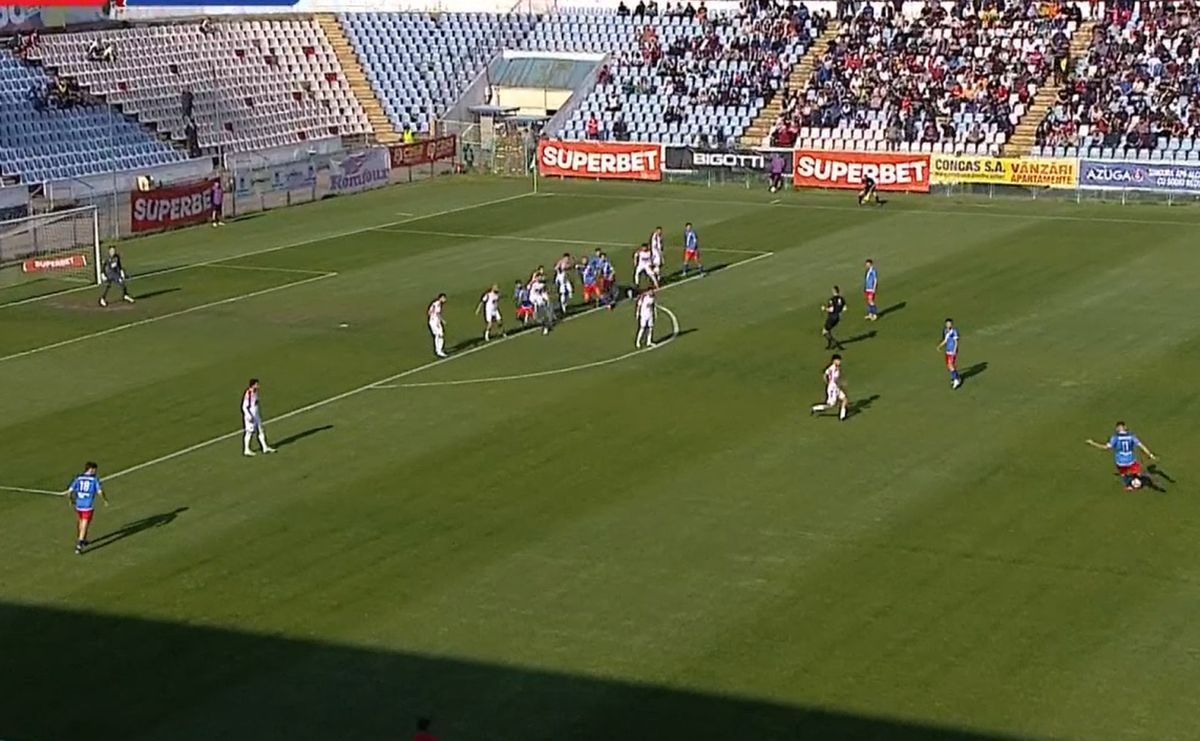 Dujmovic, gafe în Buzău - Dinamo / FOTO: Capturi TV @Digi Sport 1