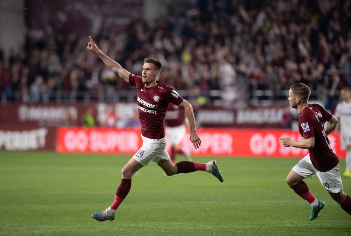 Rapid - CFR Cluj, epilogul rundei #6 din play-off, imagini din meci