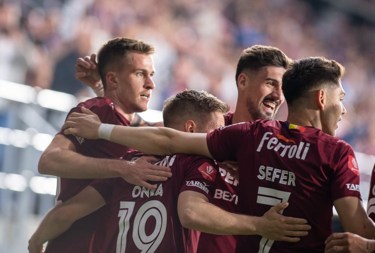 Rapid - CFR Cluj, epilogul rundei #6 din play-off, imagini din meci