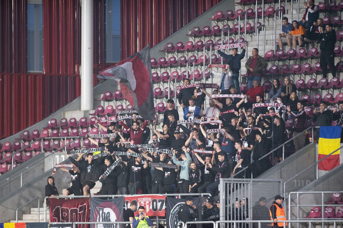 Rapid - CFR Cluj, epilogul rundei #6 din play-off, imagini din meci