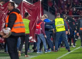 Iute și furios » Petrescu a fost un car de nervi la eșecul cu Rapid! Ce-a făcut după golul de 3-1 și la finalul meciului