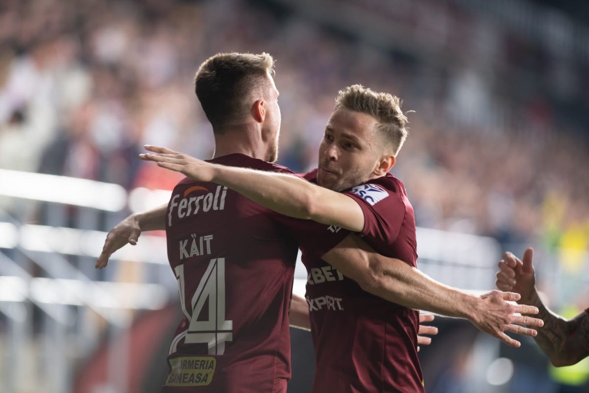 Rapid - CFR Cluj, epilogul rundei #6 din play-off, imagini din meci