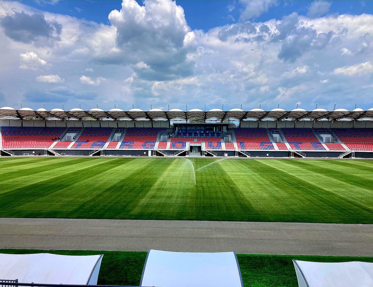 Cum arată noul stadion „Eugen Popescu”  din târgoviște