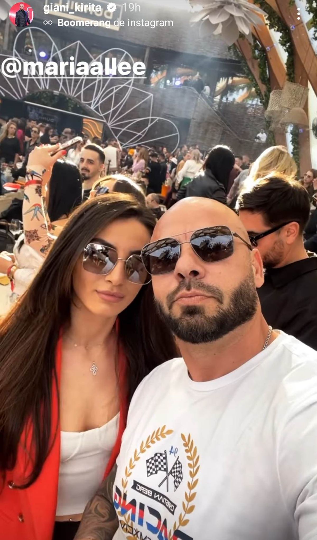 Giani Kiriță, fițe într-un club din Mamaia de 1 Mai! A fumat trabuc și s-a mândrit cu iubita de doar 24 de ani